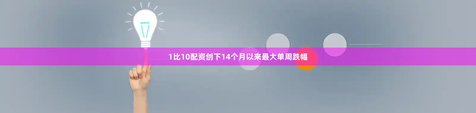 1比10配资创下14个月以来最大单周跌幅