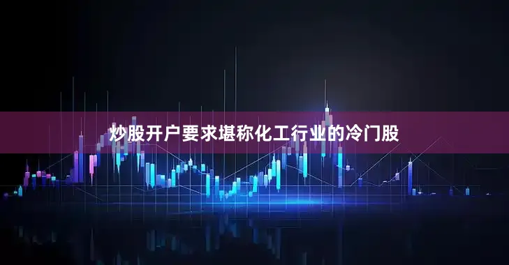 炒股开户要求堪称化工行业的冷门股