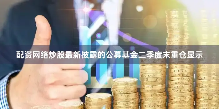 配资网络炒股最新披露的公募基金二季度末重仓显示